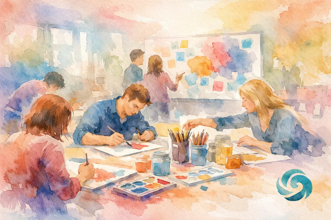 Atelier créatif en entreprise sans compétence