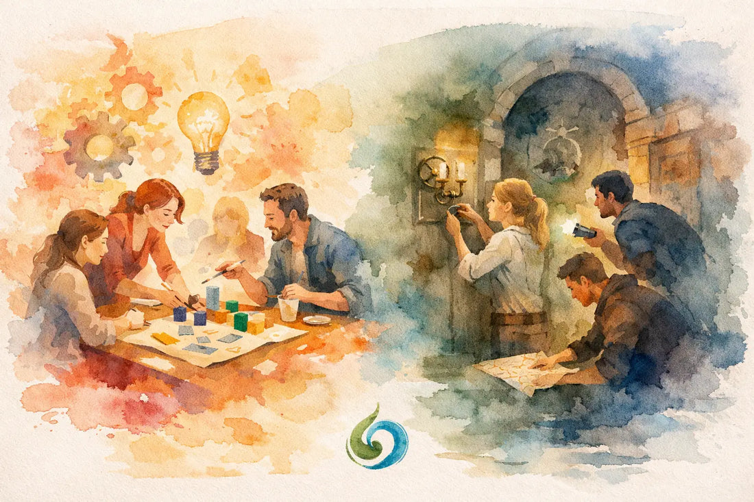 Team building créatif vs escape game