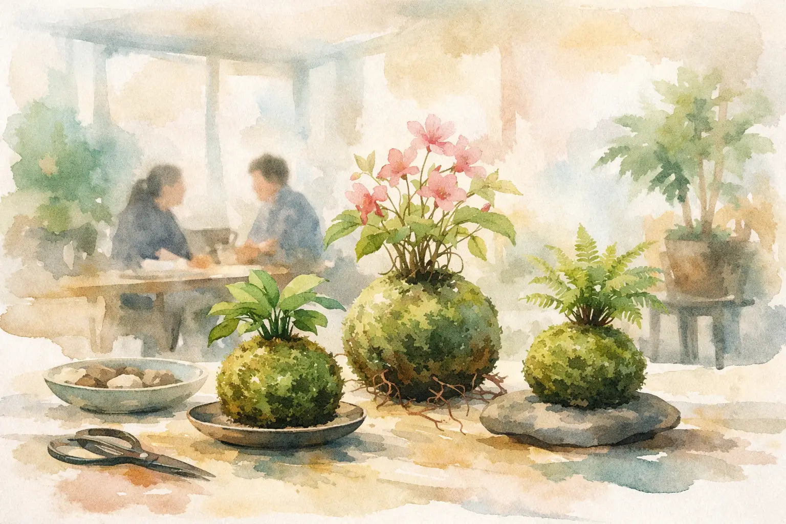 Pourquoi choisir un atelier kokedama entreprise