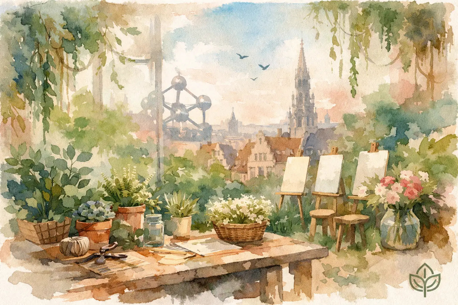 Atelier végétal entreprise à Bruxelles